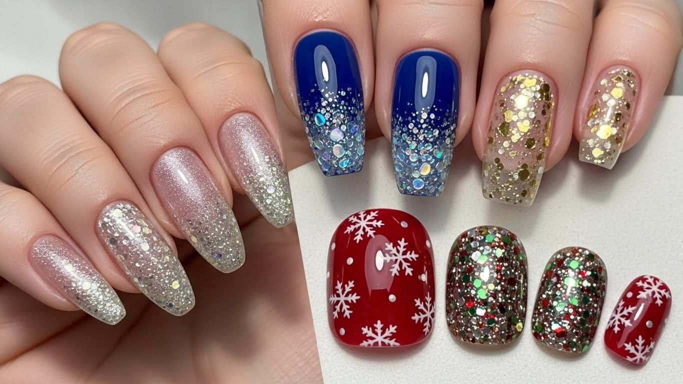 Nail Shapes That Look Best with Sparkle