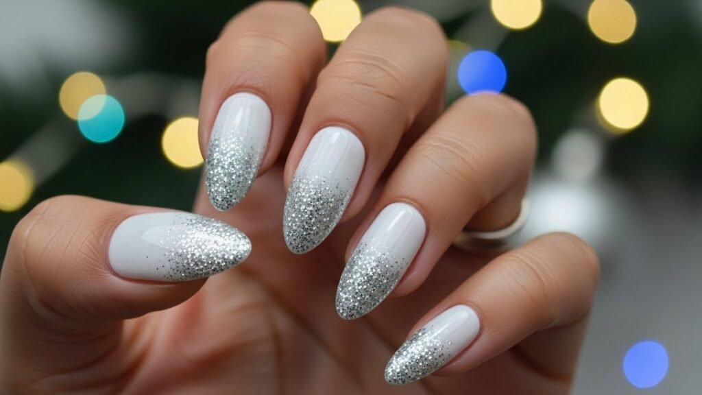 Chrome Ombre with Glitter Gradient