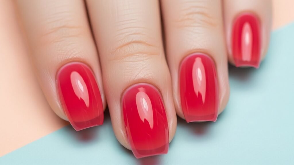 Red Jelly Nails