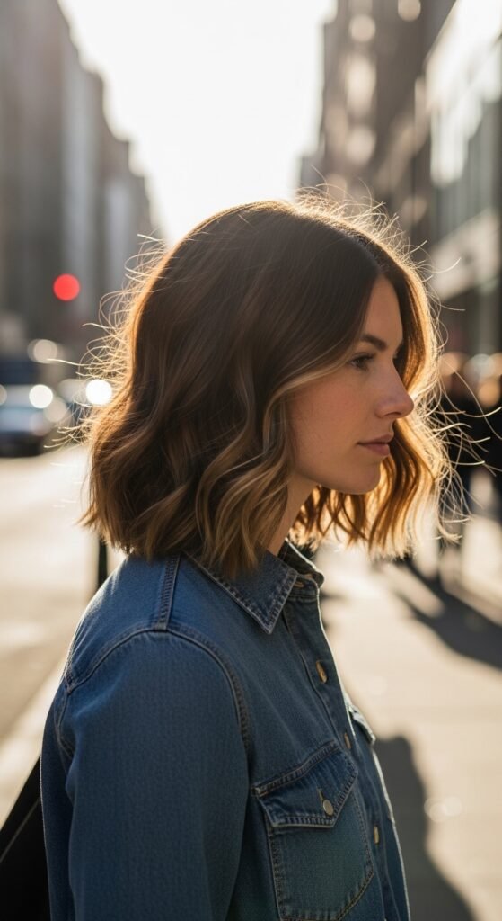 Medium Length Hair Styles with Natural Texture