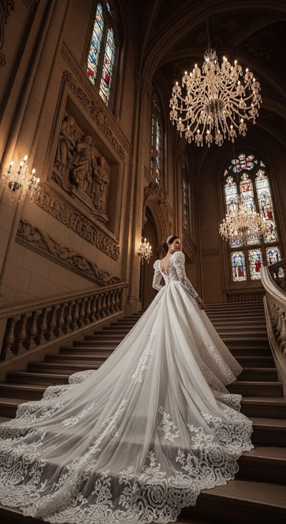 Ball Gown Wedding Dresses with Sleeves