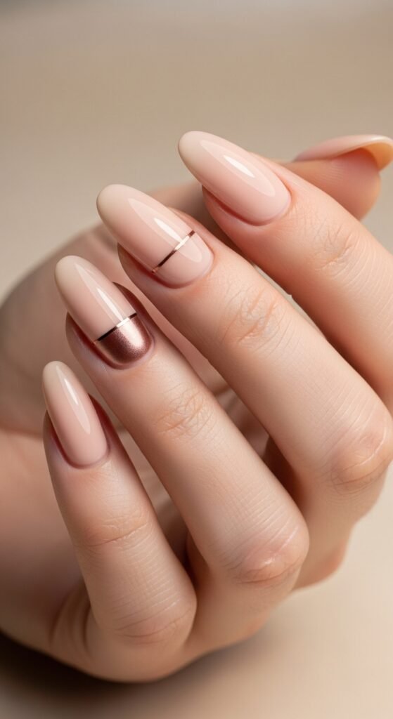 Neutral Nails with Minimal Cuticle Line