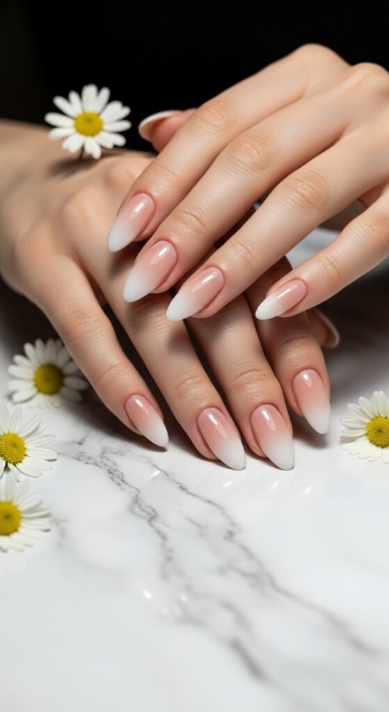 Neutral Ombre Nails (Soft Gradient)