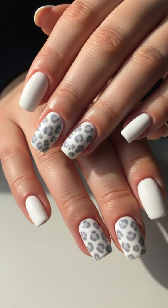Snow Leopard Nails