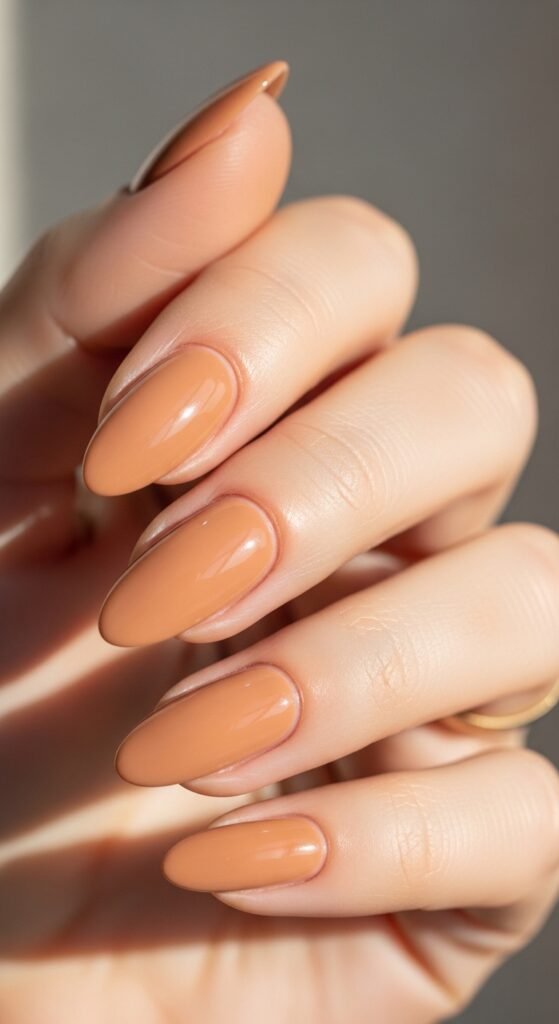 Soft Nude Nails with Cuticle Highlight
