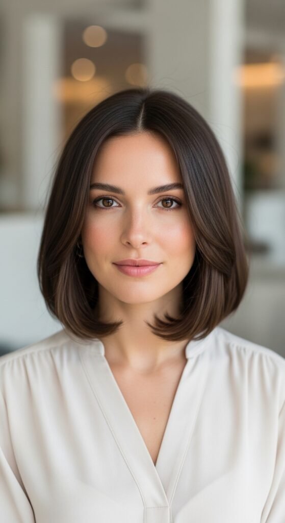 Grown-Out Chic Lob