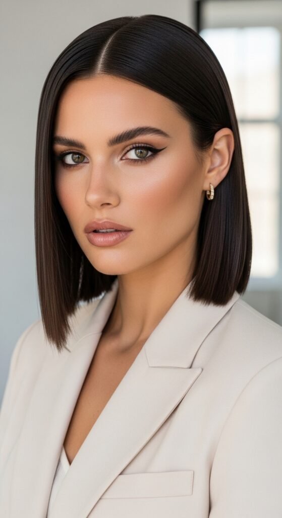 Sharp Center-Part Lob