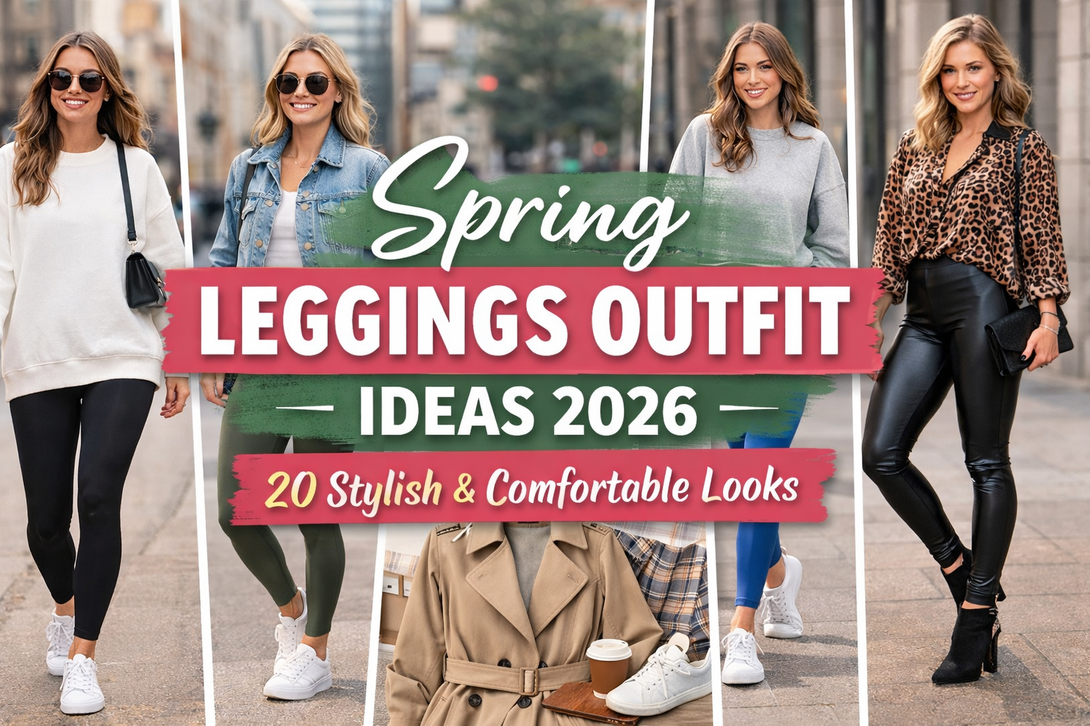 spring leggings outfit