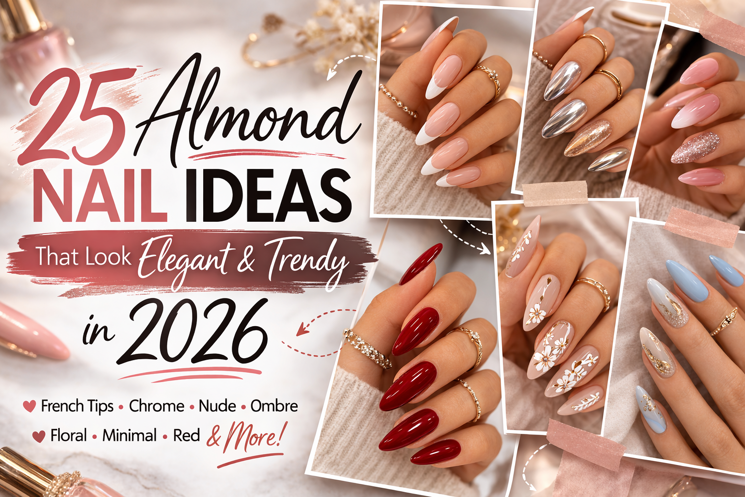 almond nail ideas