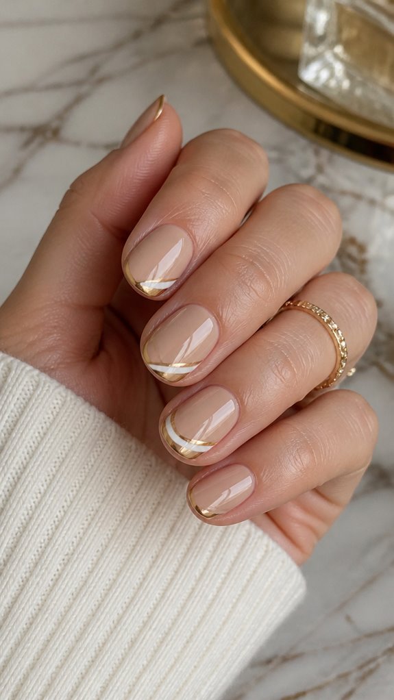 chic short nail maintenance