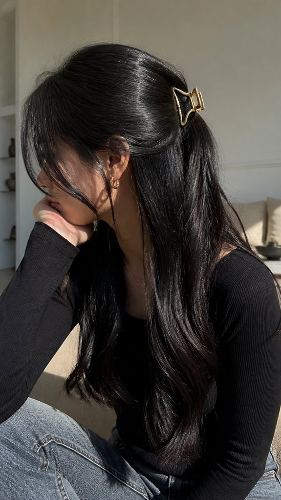 effortless chic weekend hairstyle