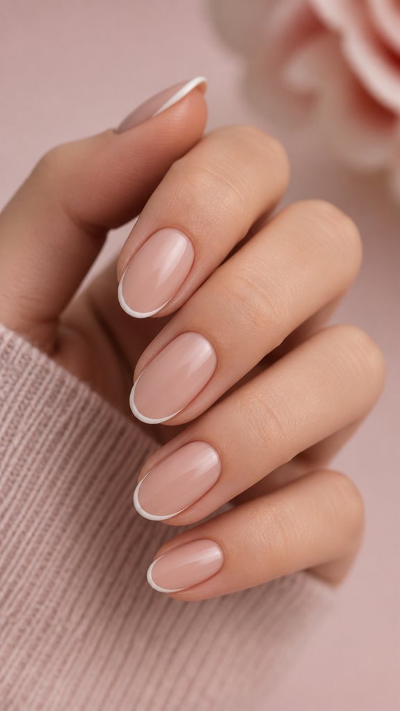 elegant hues for minimalist nails
