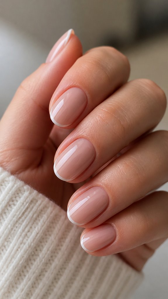 elegant minimalist nail design