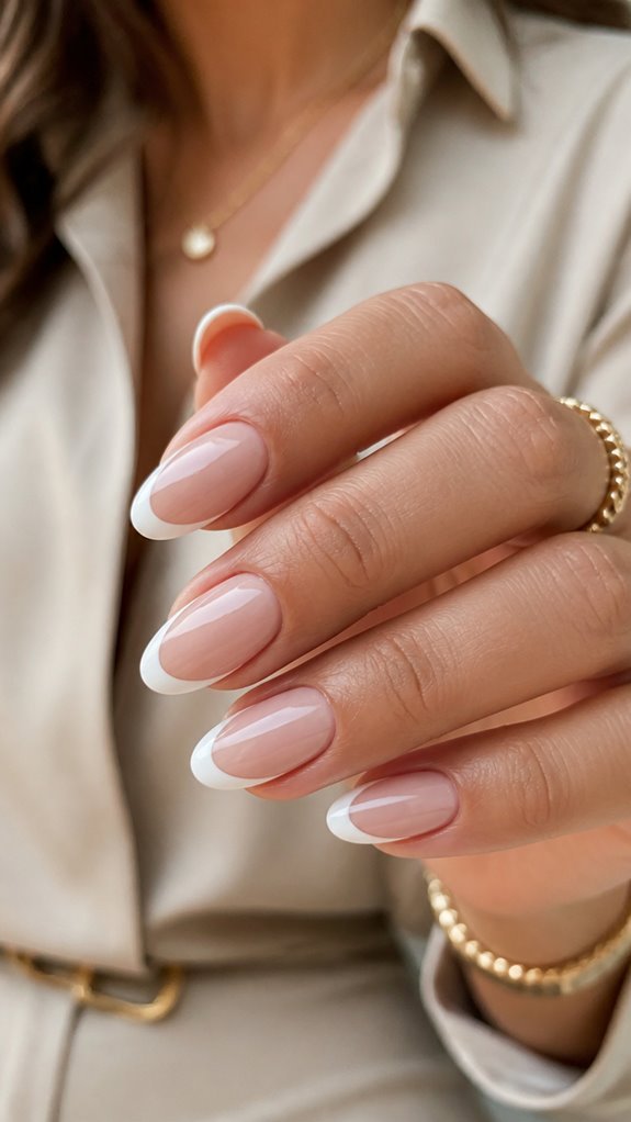 elegant outfit nail coordination
