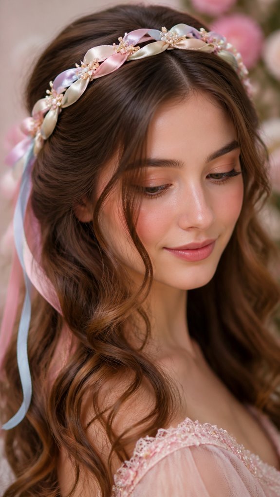 elegant ribbon crown tutorial