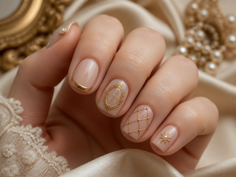 elegant short nail designs
