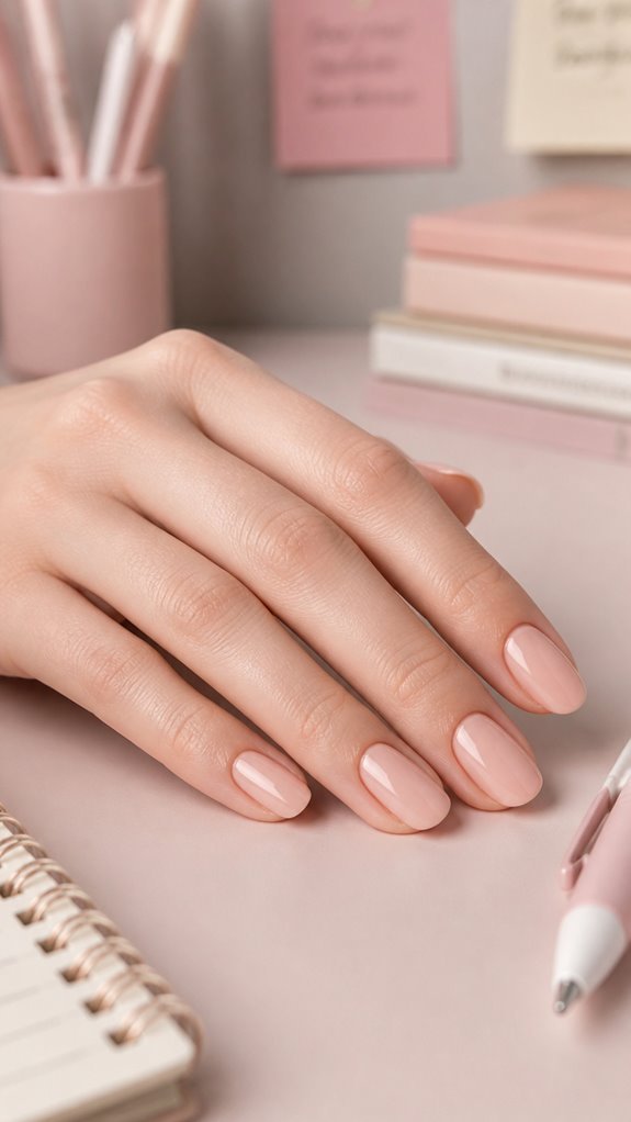 elegant soft pink beige
