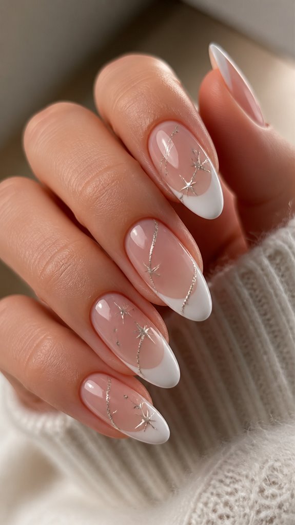 elegant subtle manicure accents