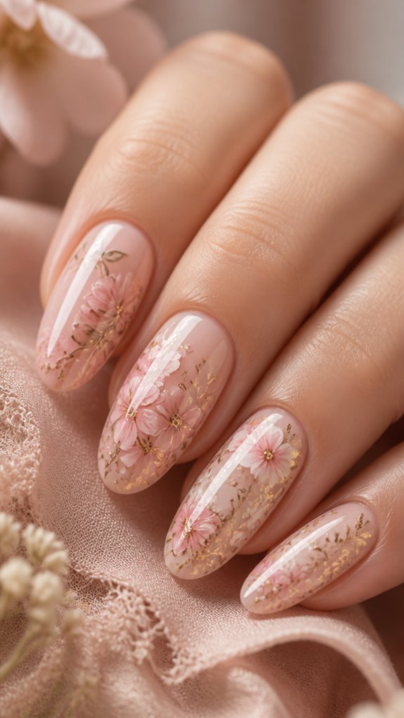 flawless long lasting romantic nails