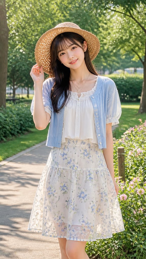 modest summer layering techniques