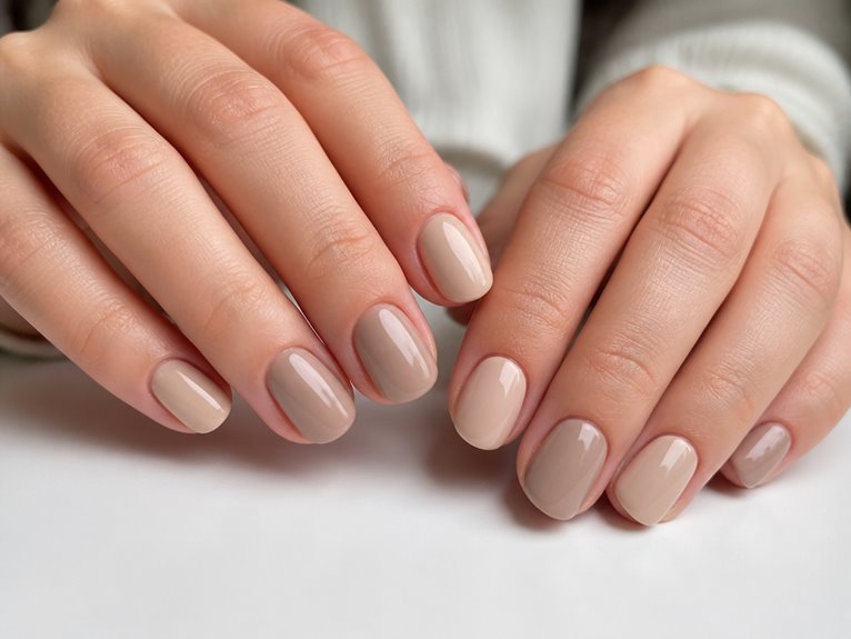neutral gel nails ideas