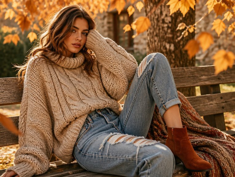 oversized sweater fall looks