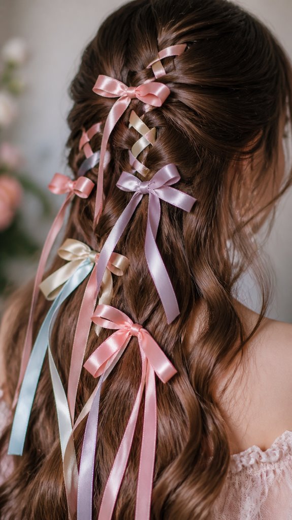 playful layered ribbon styles