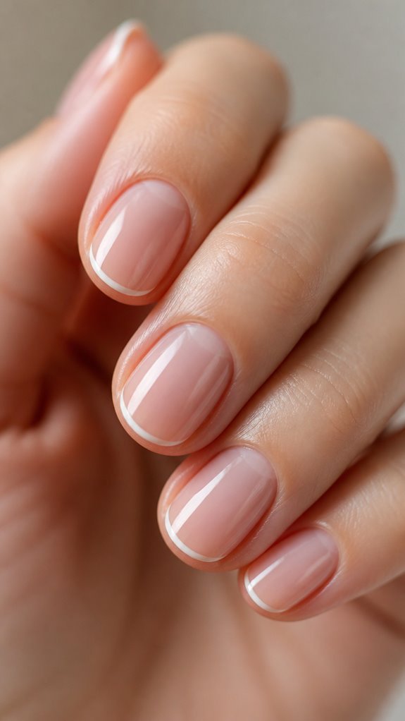 precision in minimalist nail art
