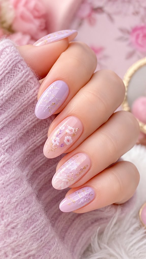 seasonal soft girl nails