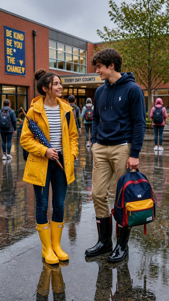 stylish versatile rain boots