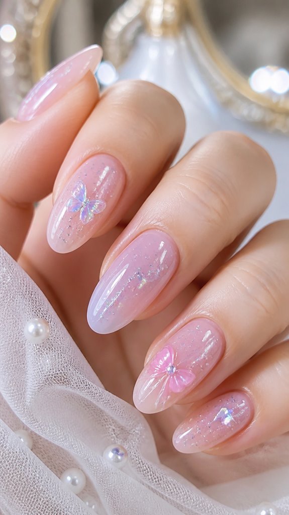 subtle sparkle enhances charm