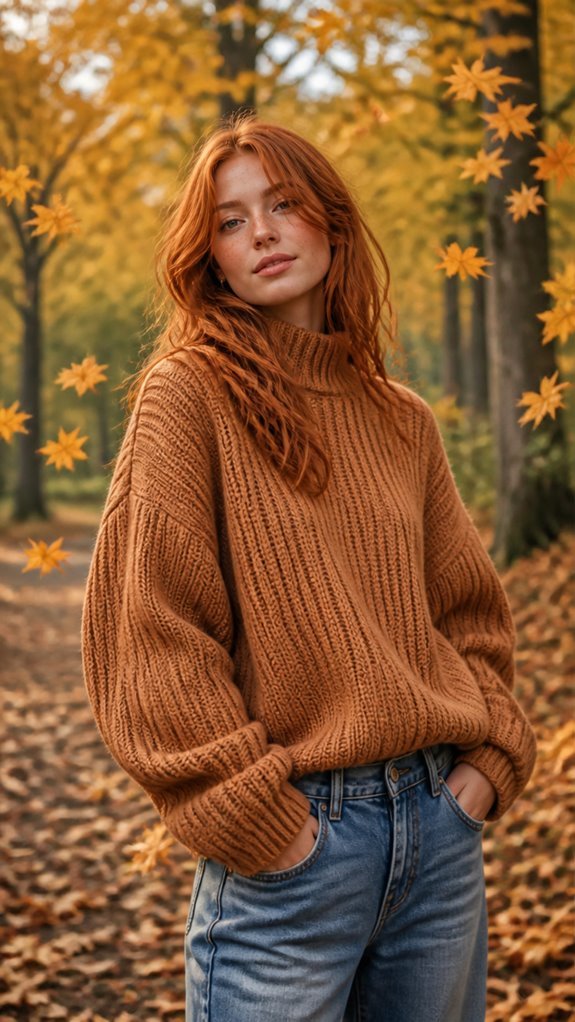 sustainable oversized fall sweaters