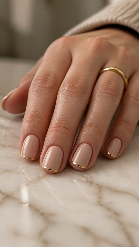 understated elegance in nails