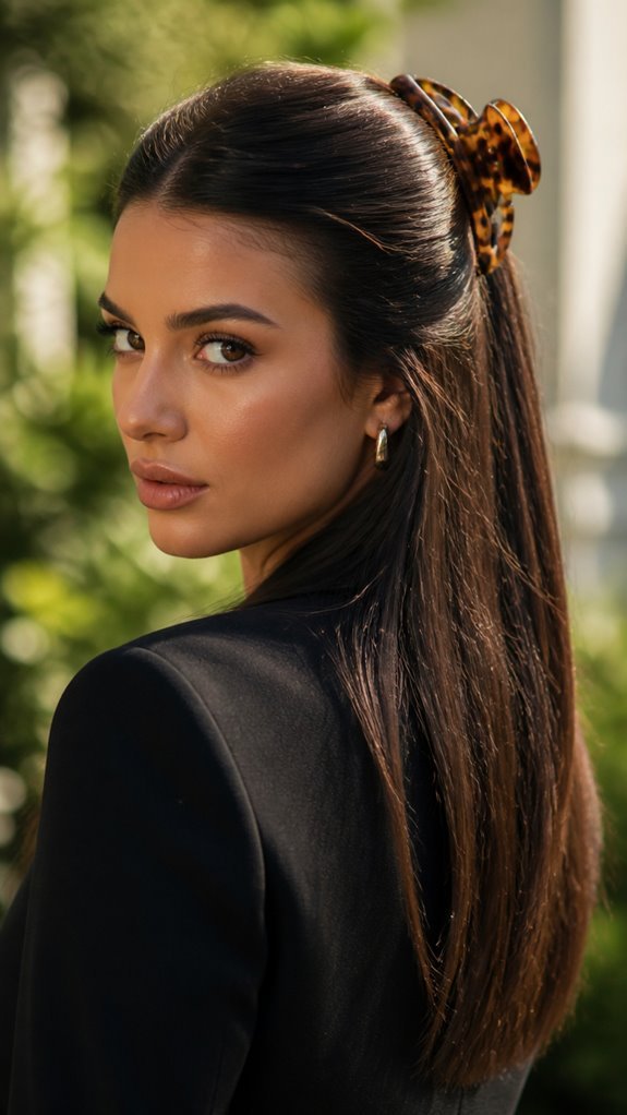 versatile claw clip hairstyles
