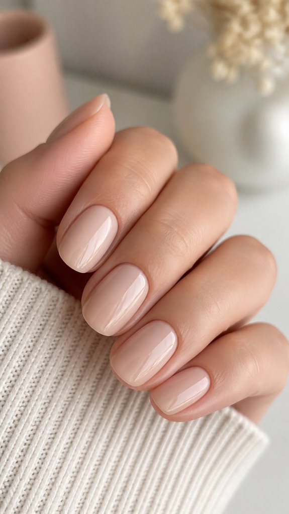 versatile nude nail designs